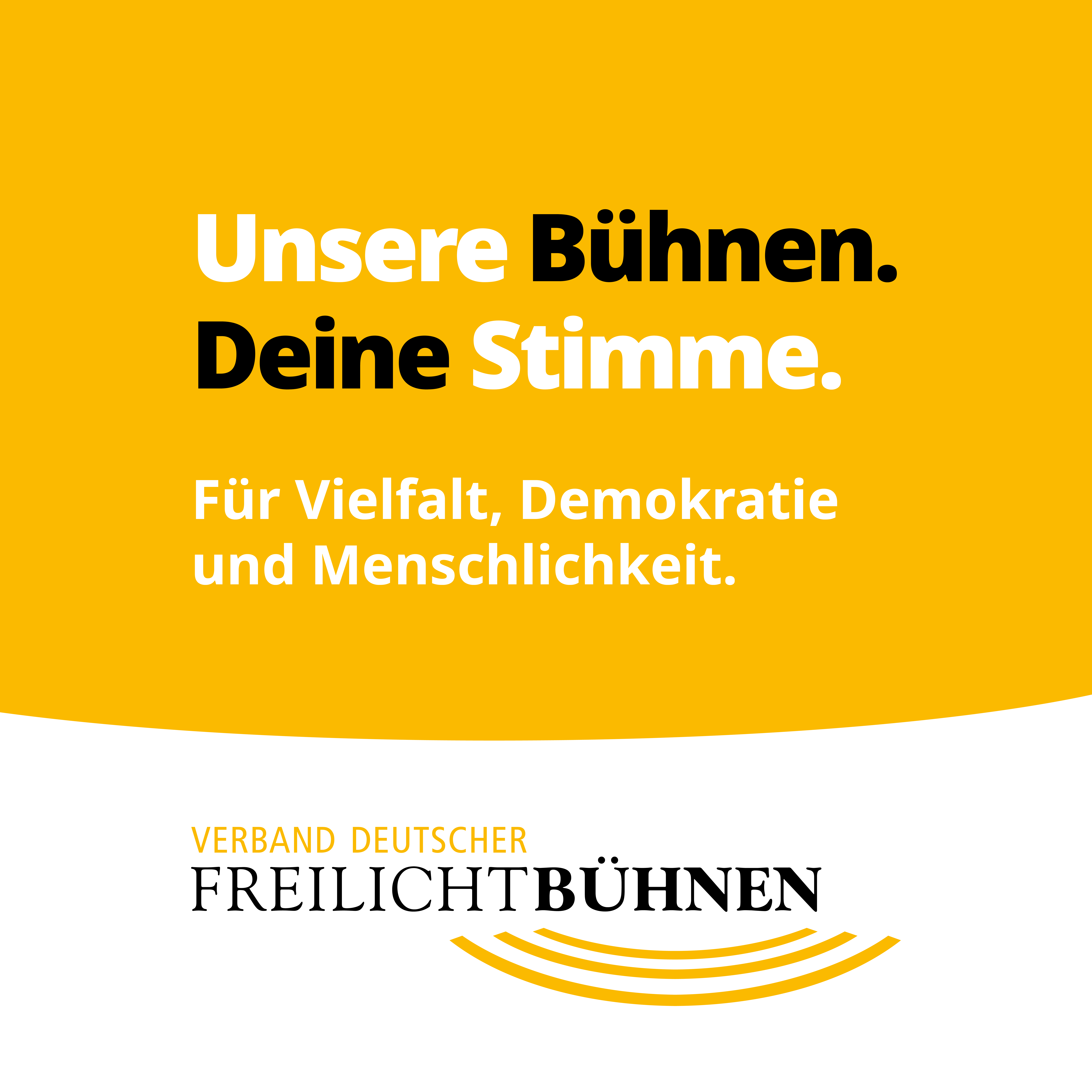 Unsere Bühnen. Deine Stimme.